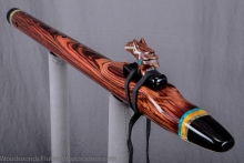 Brazilian Kingwood Native American Flute, Minor, Low E-4, #K5K (10)